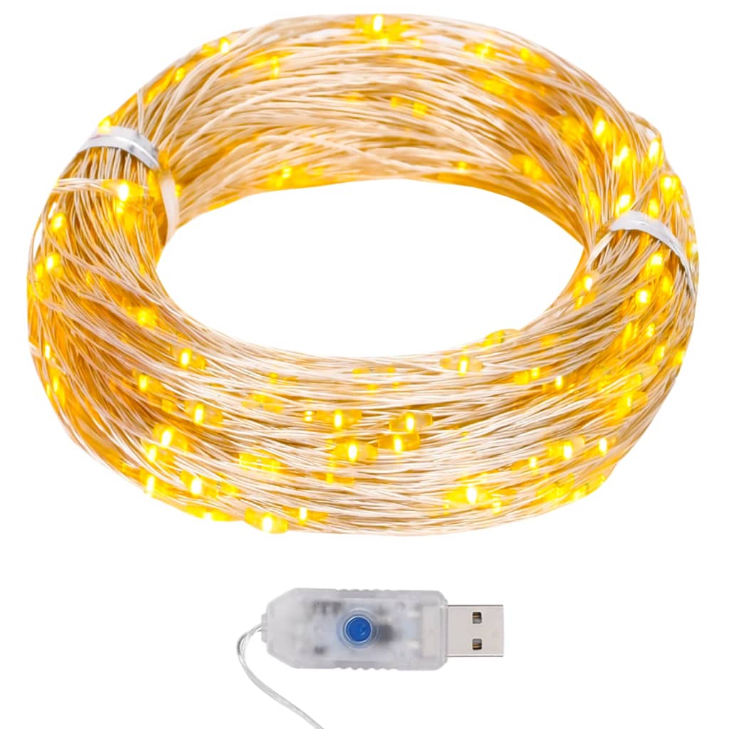 LED Light Wire 40 m 400 LEDs Warm White 8